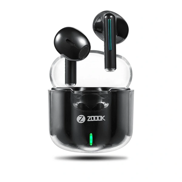 Zoook CHORD True Bluetooth Earbuds with Touch Controls - Black - Black