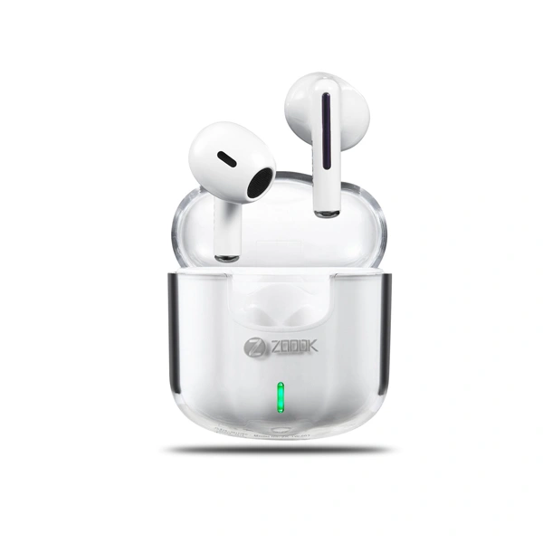 Zoook CHORD True Bluetooth Earbuds with Touch Controls - White - White