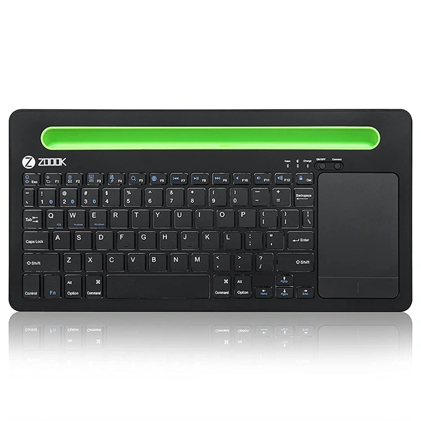 Zoook Fingerpad Wireless Keyboard with Trackpad/Bluetooth Keyboard - White