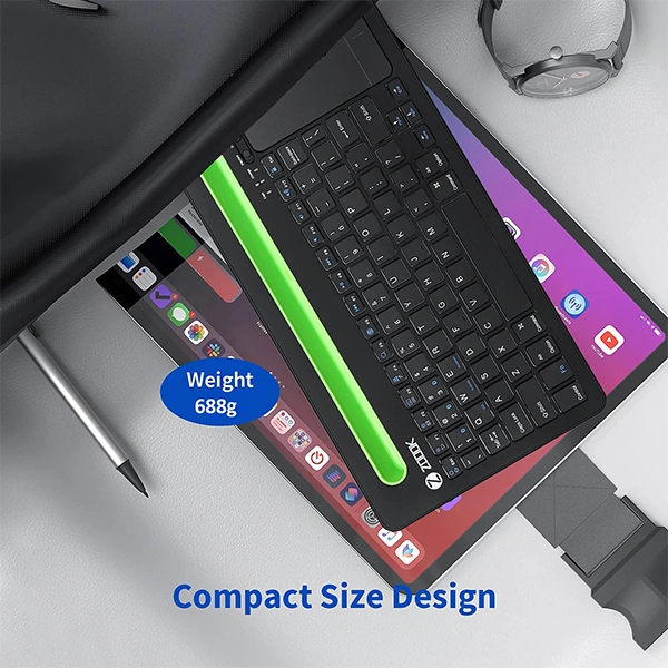 Zoook Fingerpad Wireless Keyboard with Trackpad/Bluetooth Keyboard - White