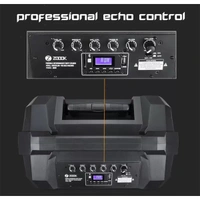 Zoook Herculean Pro Duet 200W Bluetooth Party Speaker With Dual UHF - Black