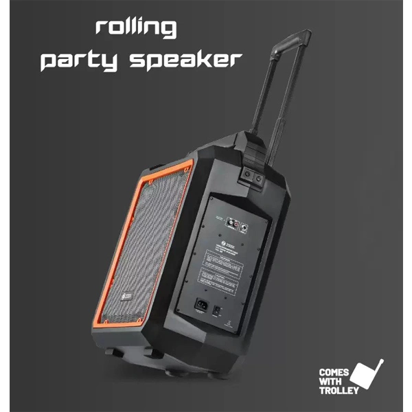 Zoook Herculean Pro Duet 200W Bluetooth Party Speaker With Dual UHF - Black