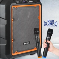 Zoook Herculean Pro Duet 200W Bluetooth Party Speaker With Dual UHF - Black
