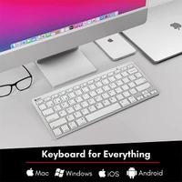 Zoook Magicpad Bluetooth Wireless Multi-Device Keyboard/Slim Design - White