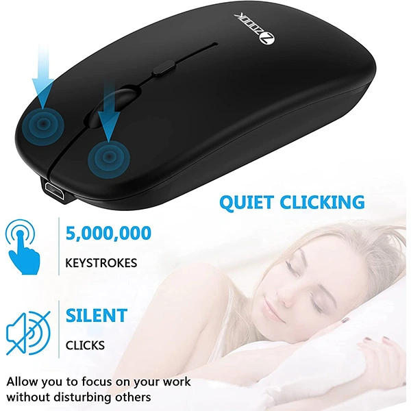 Zoook Magicpad Combo Bluetooth Multi-Device Keyboard & Mouse - White