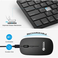 Zoook Magicpad Combo Bluetooth Multi-Device Keyboard & Mouse - White