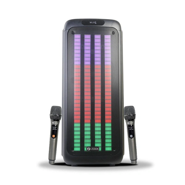Zoook Resonance Max Bluetooth Party Speaker with Dual UHF Wireless Microphone