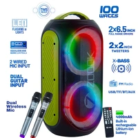 Zoook Rocker Show Stopper 100W Speaker With Two Mics