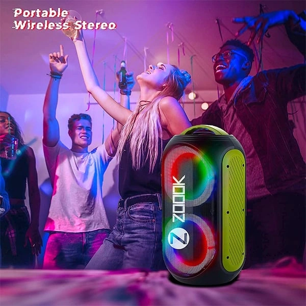 Zoook Rocker Show Stopper 100W Speaker With Two Mics
