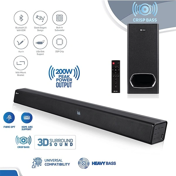 Zoook Rocker Studio One 200W Soundbar