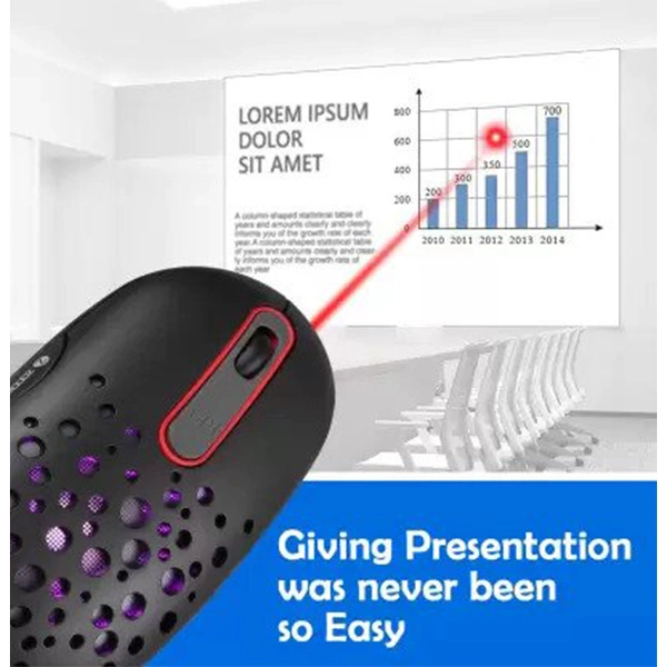 Zoook Slideshow 2 In1 Wireless Rechargeable Mouse Cum Presenter