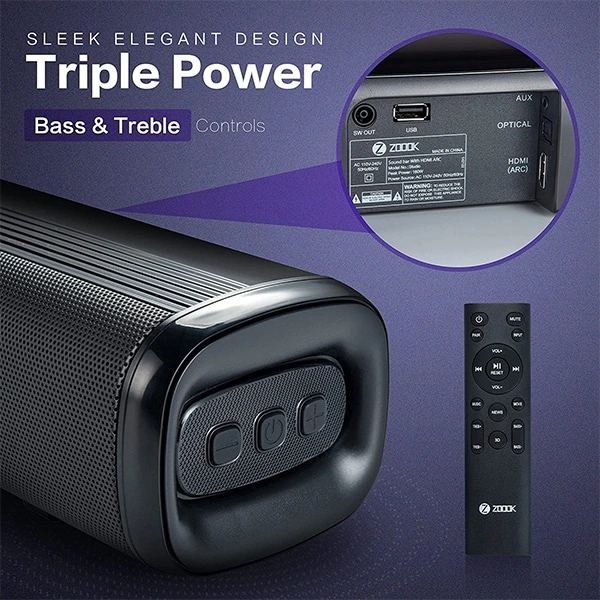 Zoook Studio 160W Bluetooth Soundbar