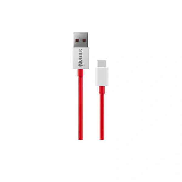 Zoook USB To Type C 20 W Dash Charge & Sync Cable - Red