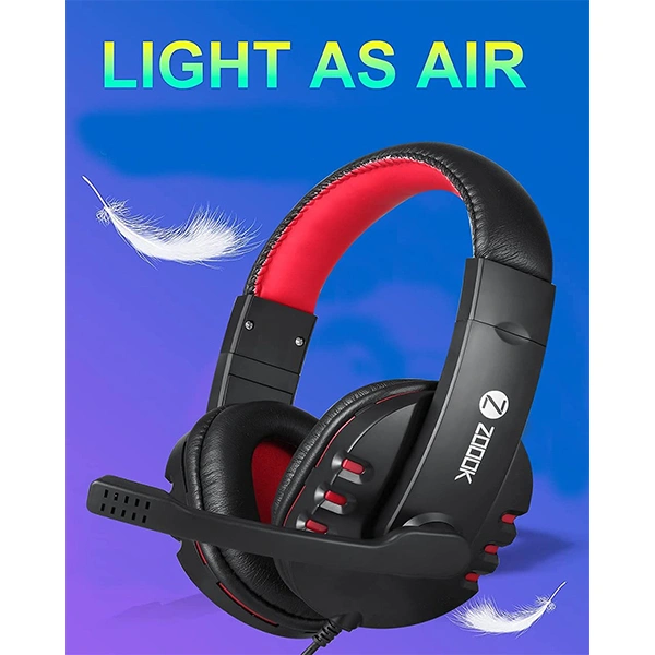 Zoook ZK-Communicate Wired Over Ear Headphone with Mic - White