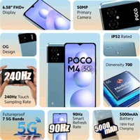 Poco M4 5G - cool blue, 4 GB, 64 GB