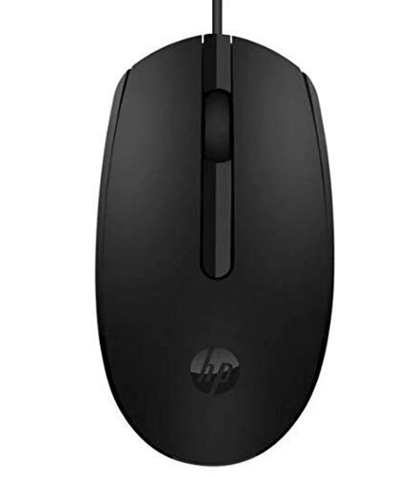 Hp HP M10 Wired Optical Mouse  (USB 2.0, Grey Black) - Black