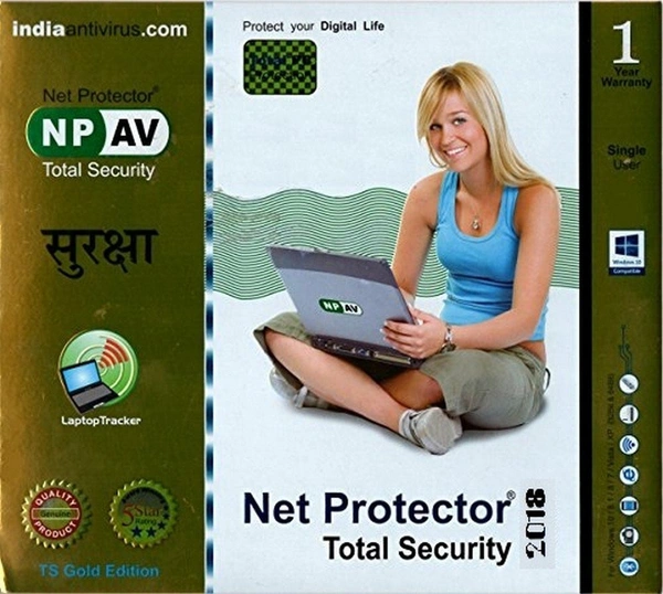 Net Protector 2022 1 PC 1 Year Total Security (Email Delivery - No CD)  (Standard Edition)