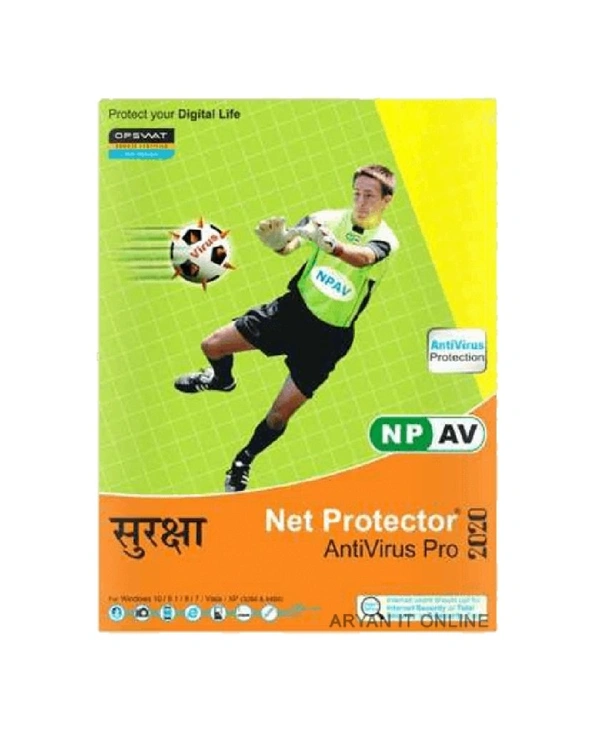 Net Protector 2022 1 PC 1 Year Anti-virus (Email Delivery - No CD)  (Standard Edition)