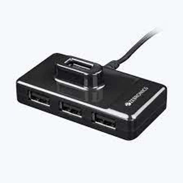ZEBRONICS 100HB High Speed ZEB-100HB USB Hub  (Black)