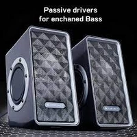 ZEBRONICS ZEB-S990 Laptop/Desktop Speaker  (Black, 2.0 Channel) - Black