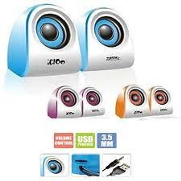 ZEBRONICS ZEB-IGLOO Portable Laptop/Desktop Speaker  (Black, 2.0 Channel)