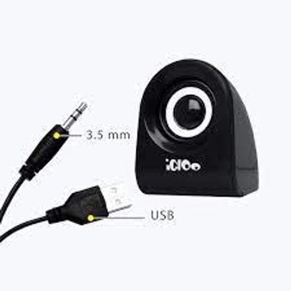 ZEBRONICS ZEB-IGLOO Portable Laptop/Desktop Speaker  (Black, 2.0 Channel)