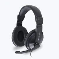 ZEBRONICS ZEB-200HM HEADPHONE WITH MIC Wired Headset  (Black, On the Ear)