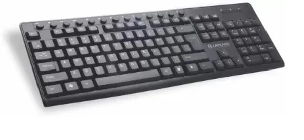 LAPCARE E9 Wired USB Multi-device Keyboard  (Black) - Black