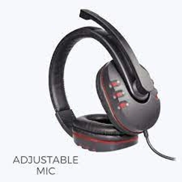 Zebronics Zeb-All Rounder Wired USB Headphone With Mic Black