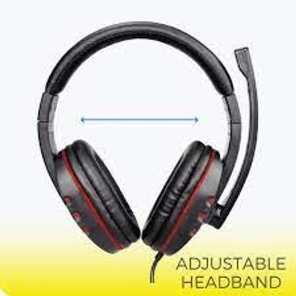 Zebronics Zeb-All Rounder Wired USB Headphone With Mic Black