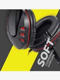 Zebronics Zeb-All Rounder Wired USB Headphone With Mic Black