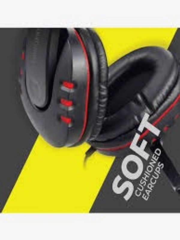 Zebronics Zeb-All Rounder Wired USB Headphone With Mic Black