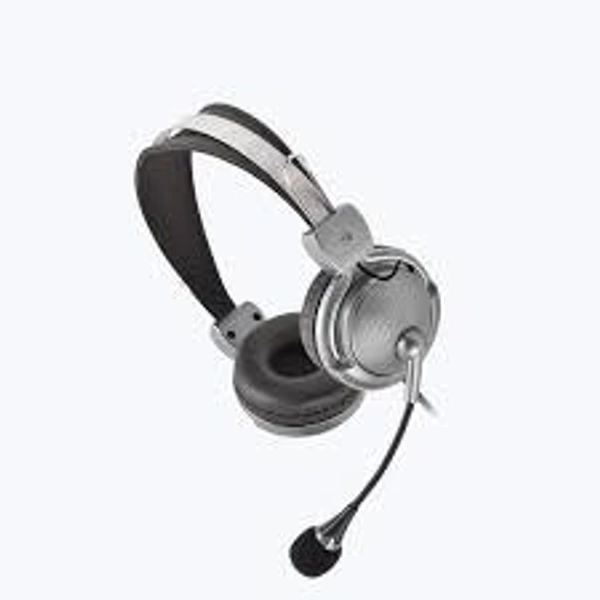 ZEBRONICS ZEB-1001HMV Wired Headset With MIC Wired Headset  (Silver, Black, On the Ear)