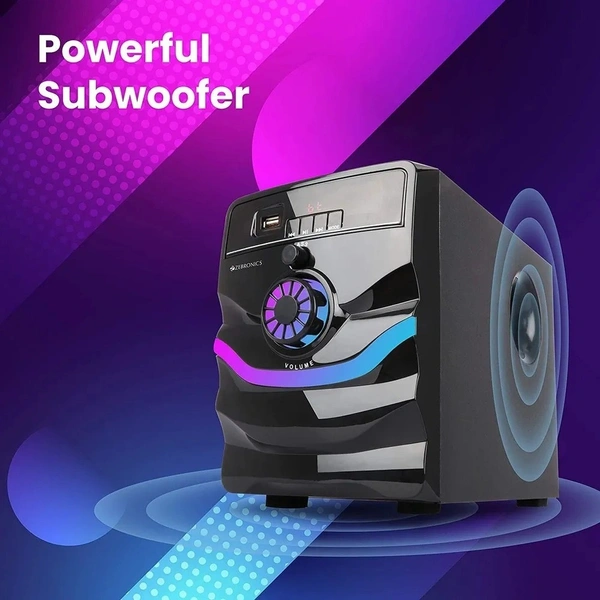 ZEBRONICS Zeb-Rainbow 20 W Bluetooth Home Theatre  (Black, 4.1 Channel)