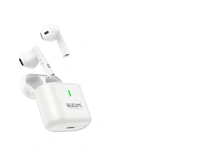 KDM W4 TWS 20 H music Time Wireless Earphone Bluetooth Headset  (White, True Wireless)