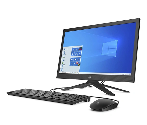 HP 21-b0101in All-In-One Desktop with 52.57 cm (20.7 inch) and 2.0 GHz (Base Frequency) Jet Black - Black, 1TB, 4GB