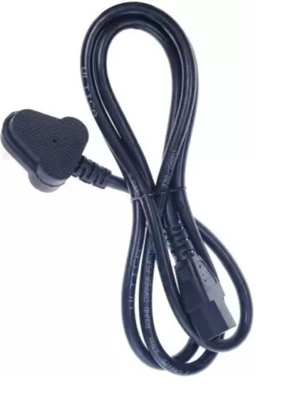 Ranz Power Cord 1.5 m Power Supply Cable for CPU & UPS  (Compatible with Computer, UPS, Blue) - Black