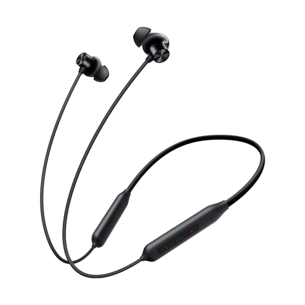 ONEPLUS OnePlus Bullets Wireless Z2 with Fast Charge, 30 Hrs Battery Life, Earphones with mic Bluetooth Headset  (Magico Black, In the Ear) - Bright Red
