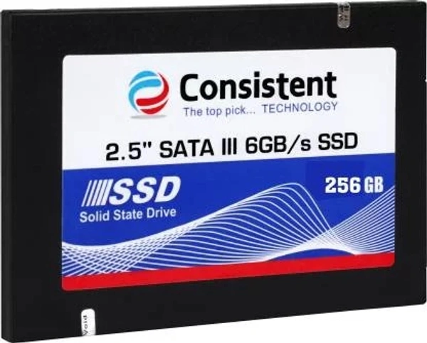 Consistent S6 256 GB Laptop, All in One PC's, Desktop Internal Solid State Drive (SSD) (S6 256GB)  (Interface: SATA, Form Factor: 2.5 Inch) - Black, 256