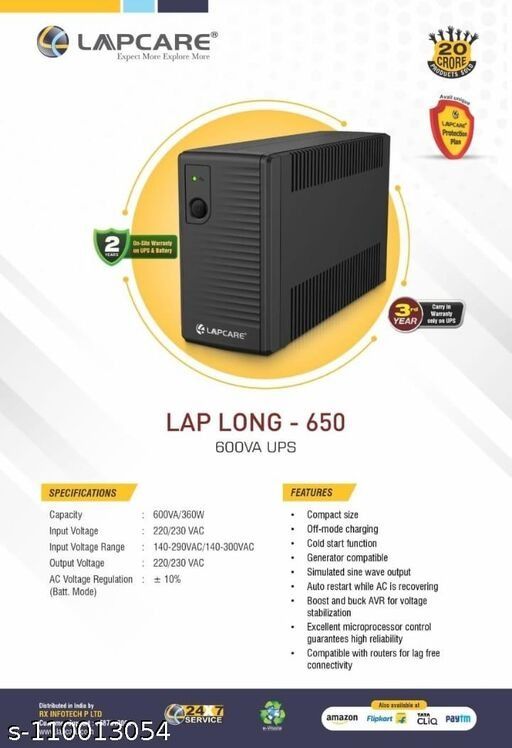 Lapcare 45W Compatible USB Pin Laptop Adapter for Lenovo-Black : Amazon.in:  Computers & Accessories