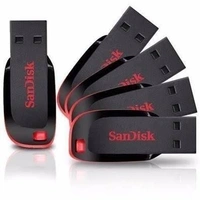 SANDISK Pendrive Sandisk Cruzer Blade Usb 2.0 - Red, 16