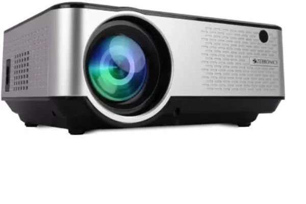 ZEBRONICS ZEB-LP2800HD (2800 lm) 720p HD||Built-in-Speaker Projector  (Black)
