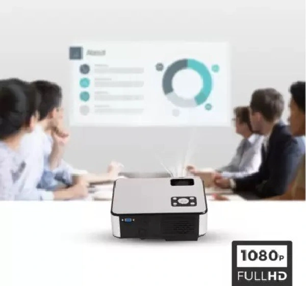 ZEBRONICS ZEB-LP2800HD (2800 lm) 720p HD||Built-in-Speaker Projector  (Black)