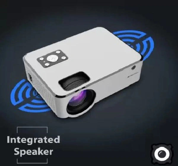 ZEBRONICS ZEB-LP2800HD (2800 lm) 720p HD||Built-in-Speaker Projector  (Black)
