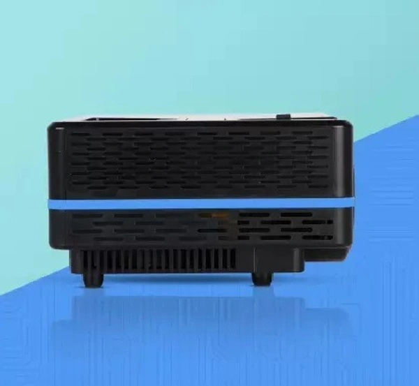 ZEBRONICS ZEB-LP2000M (2000 lm / Wireless / Remote Controller) Miracast||Built in Speaker Projector  (Black, Blue) - Black