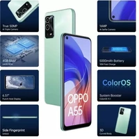 OPPO A55 (Mint Green, 64 GB)  (4 GB RAM) - Mint Green, 64GB, 4GB
