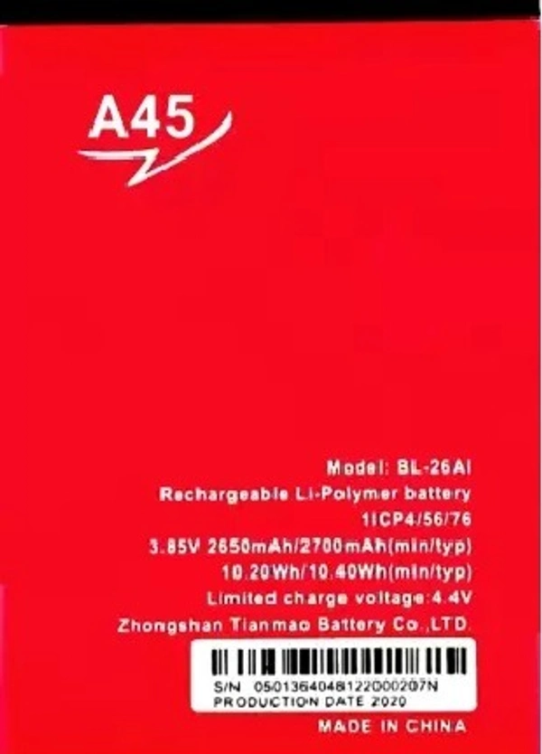 BATTERY MO ITELL A45