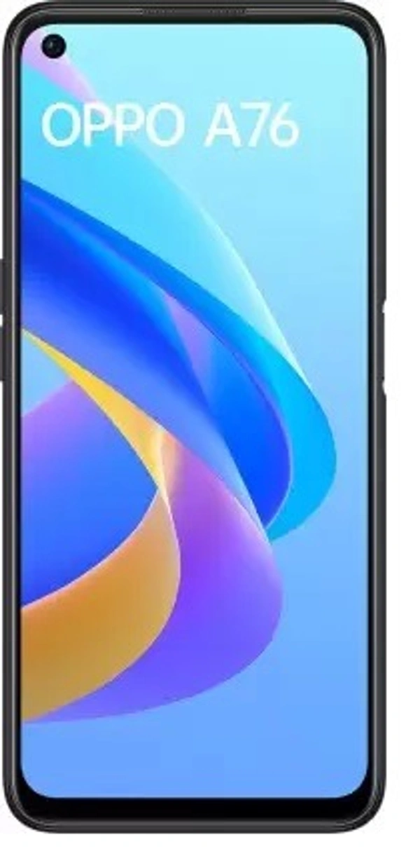 OPPO A76 (Glowing Black, 128 GB)  (6 GB RAM) - Glowing Black, 128GB, 6GB