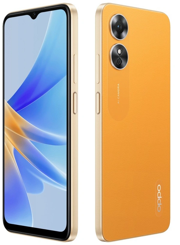 OPPO A17 (ORANGE,64GB) (4GB RAM) - ORANGE, 64GB, 4GB