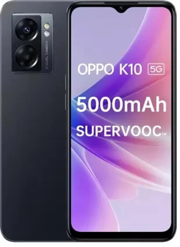OPPO K10 5G (Midnight Black, 128 GB)  (8 GB RAM) - Black, 128GB, 8GB